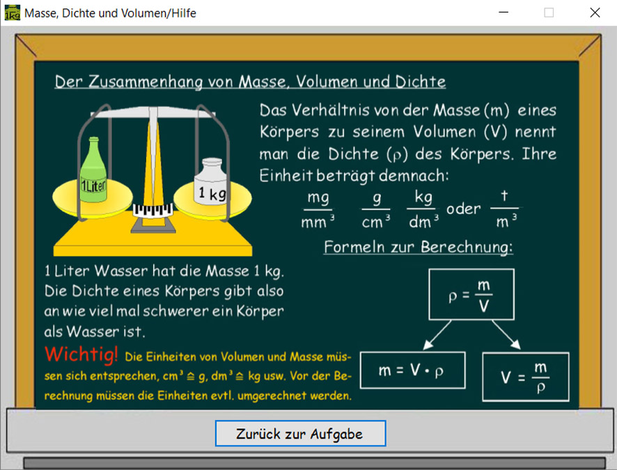 Masse Dichte Volumen Aufgaben Mit Lösungen Pdf www.kth-lernspiele.de